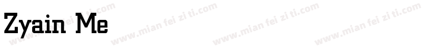 Zyain Medium字体转换